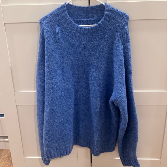 Women's Pistola Carlen Mock Neck Sweater Campanula Blue Size Small - Picture 2 of 2